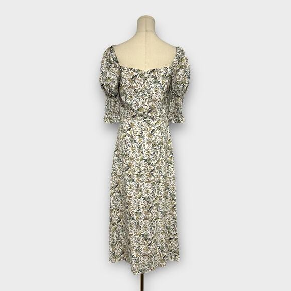 Audrey Parks x Francesca's Bobbi Floral Midi Dress Size Medium - Picture 4 of 9